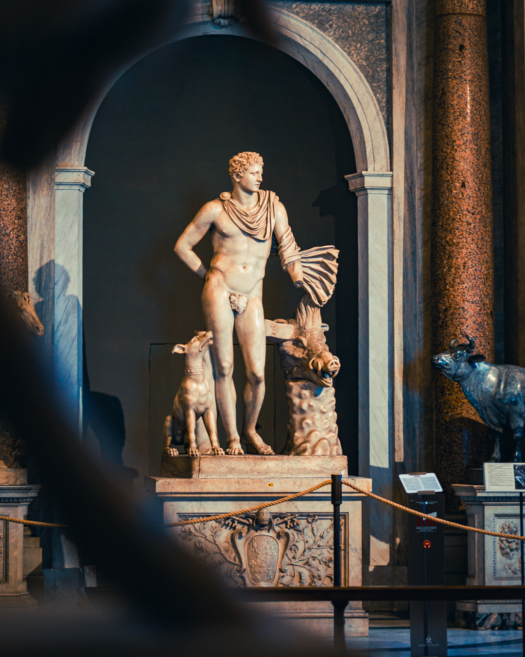 The meleager statue vatican museum