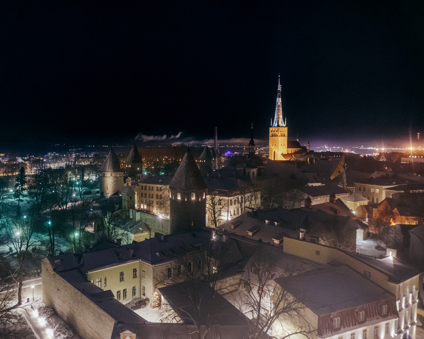 View of the Tallinn old town